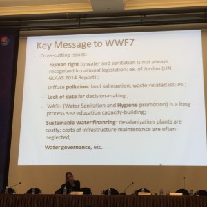 Key messages of the Mediterranean Regional Group