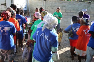 Friday - Handwashing Relay at Good Samaritan Health Clinic in Cazale Haiti