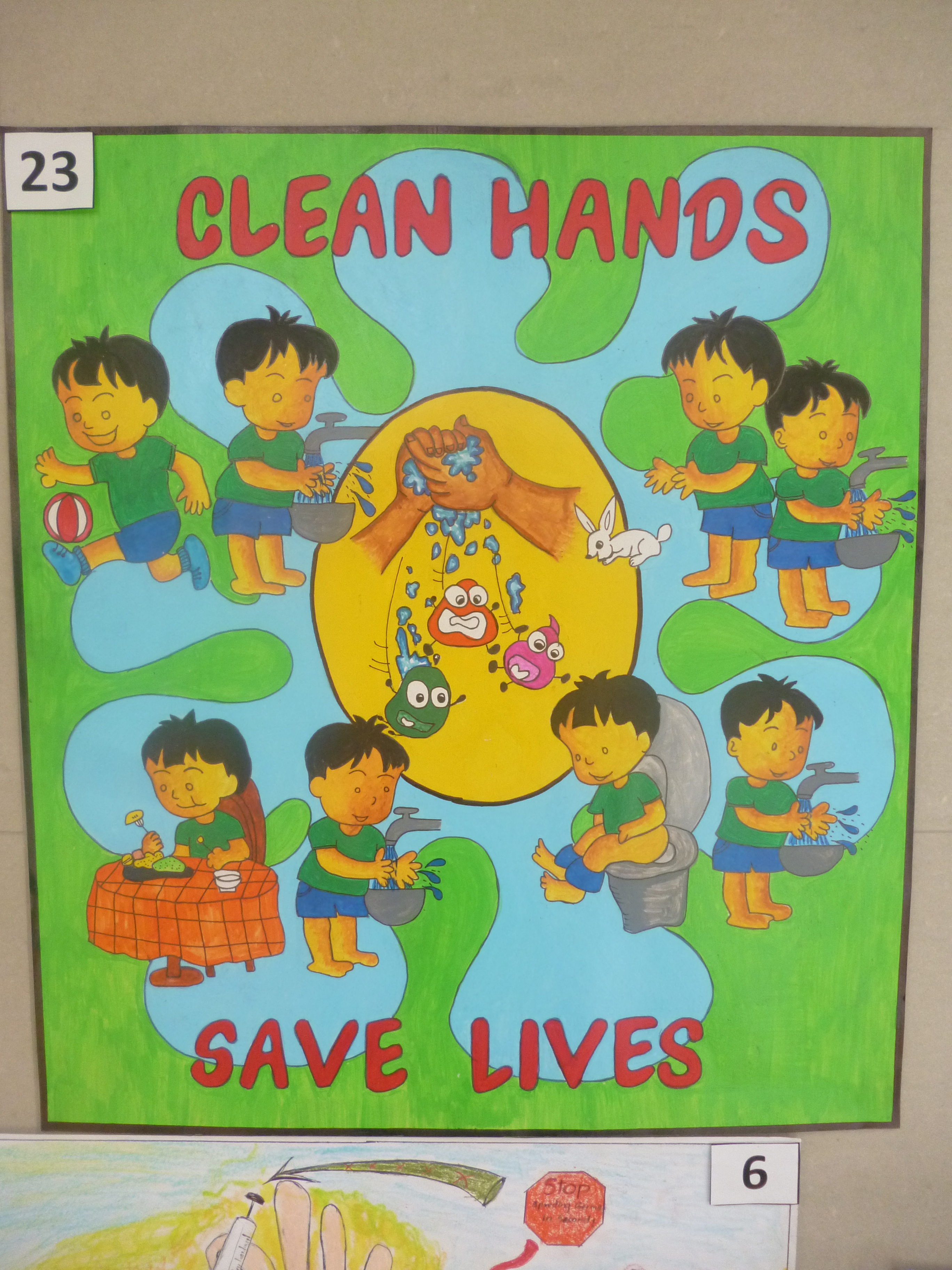 Poster On Global Handwashing Day – Lukisan
