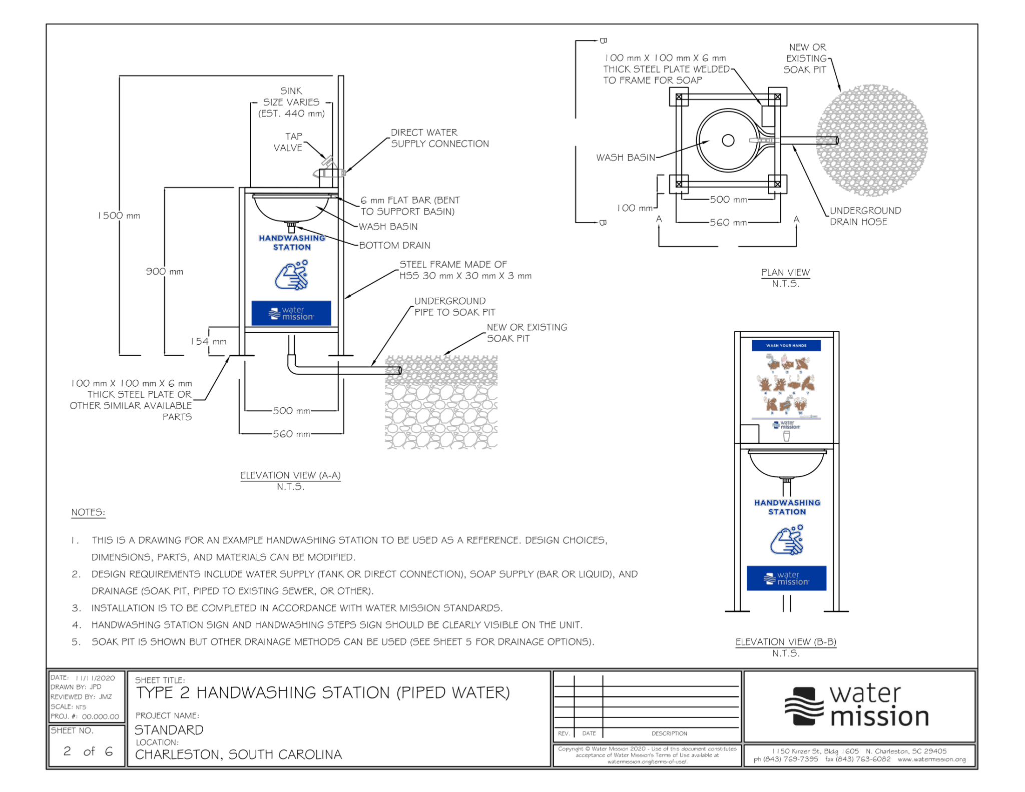 Water Mission Accessible Handwashing Station The Global Handwashing